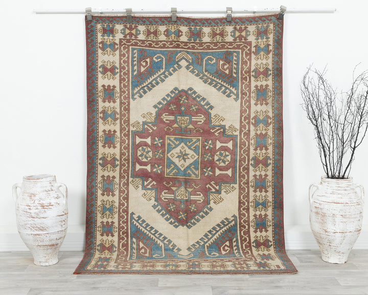 Oushak Rug 4' 4" x 6' 11" | No. VR88840