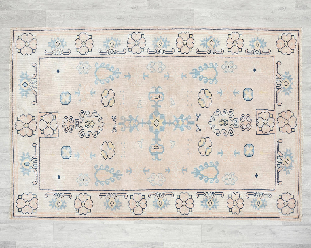 Oushak Rug 4' 5" x 6' 5" | No. VR46517