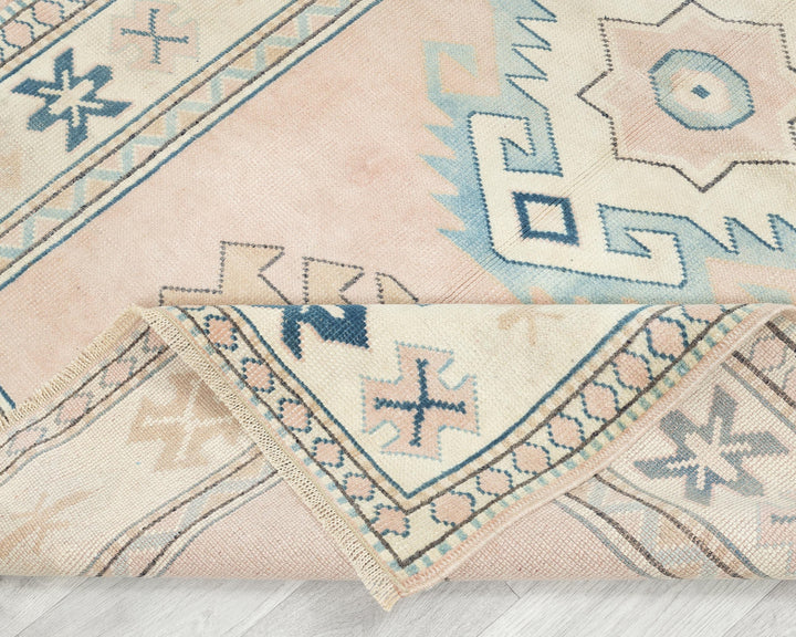 Faded Oushak Rug 3' 11" x 5' 10" | No. VR19577