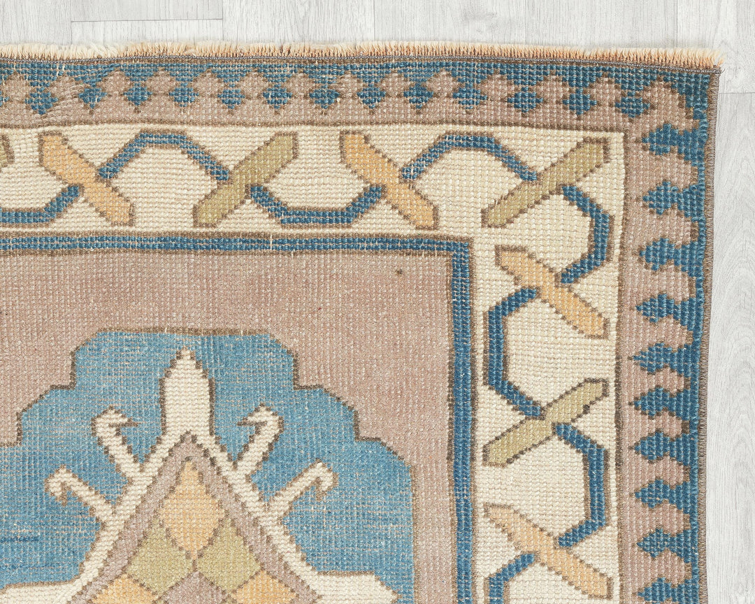 Faded Oushak Rug 2' 11" x 4' 10" | No. VR14737