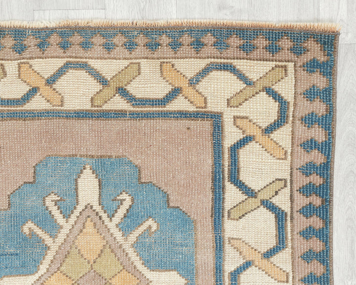 Faded Oushak Rug 2' 11" x 4' 10" | No. VR14737