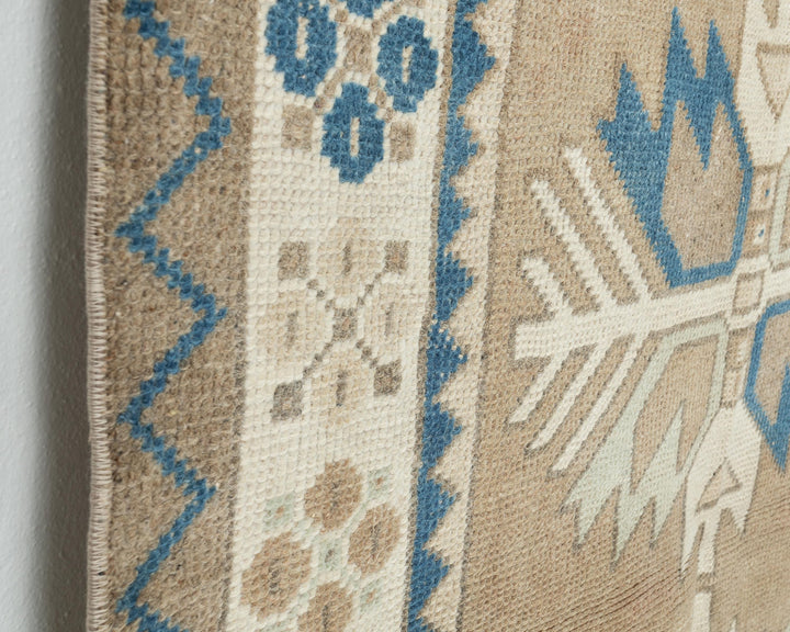 Faded Oushak Rug 3' 7" x 4' 10" | No. VR22703