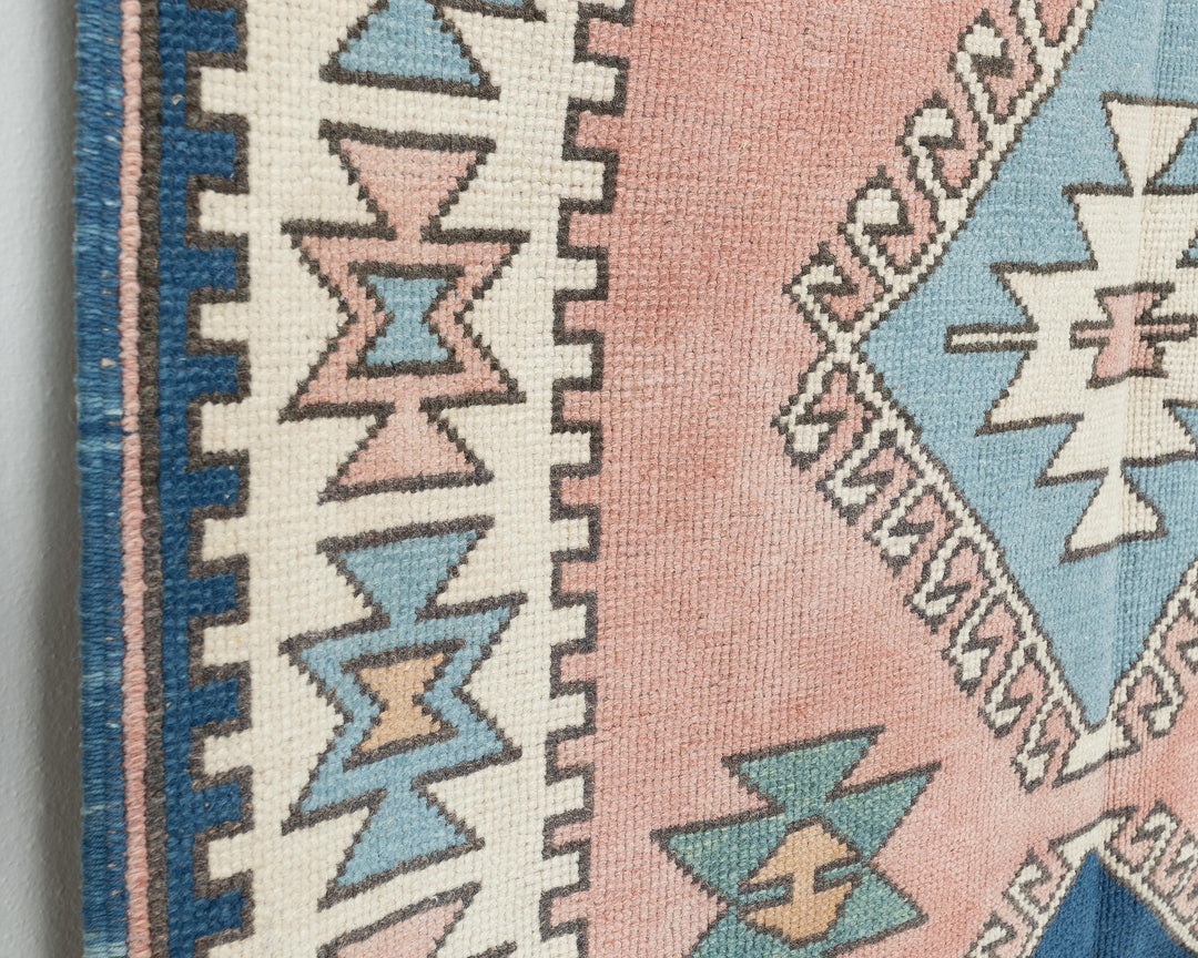 Faded Oushak Rug 3' 7" x 5' 7" | No. VR12873
