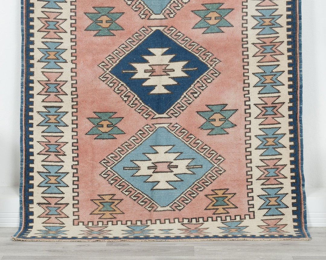 Faded Oushak Rug 3' 7" x 5' 7" | No. VR12873