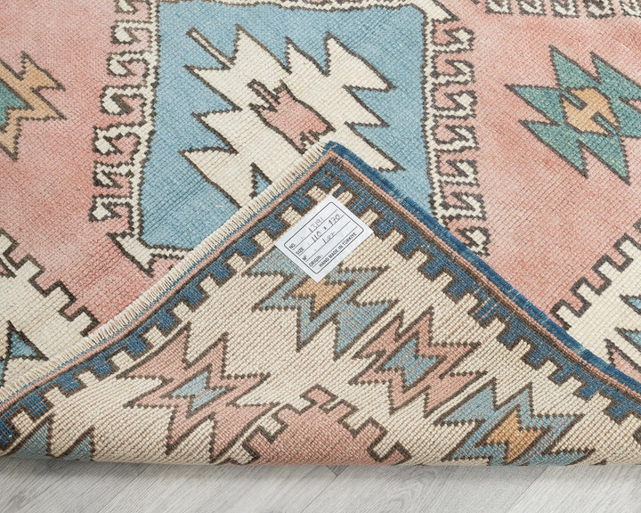 Faded Oushak Rug 3' 7" x 5' 7" | No. VR12873