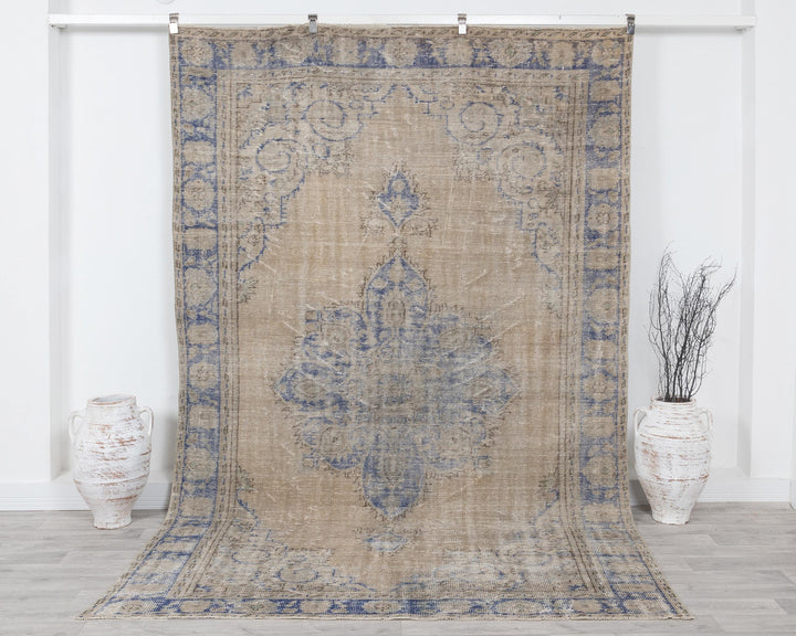 Faded Oushak Rug 6' 5" x 9' 10" | No. VR50516