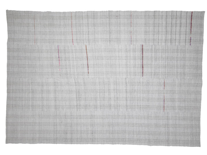 Gray Kilim Rug 7' 9" x 11' 3" | No. VR19473