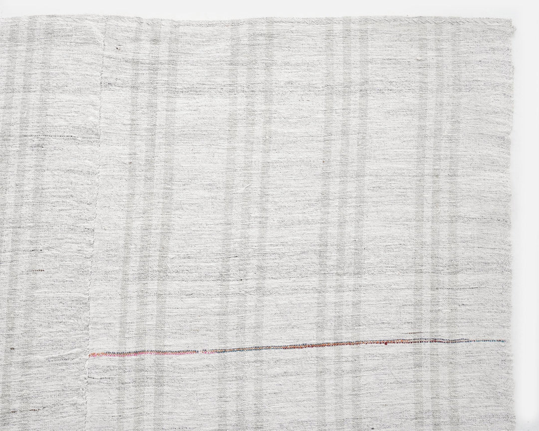 Gray Kilim Rug 7' 9" x 11' 3" | No. VR19473