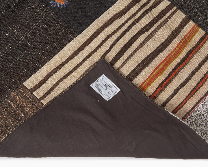 Brown Kilim Rug 9' 6" x 13' 1" | No. VR32311