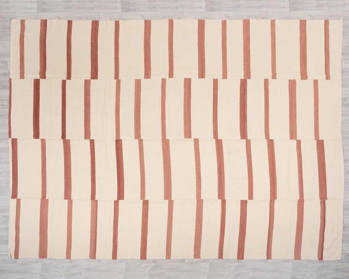 Beige Kilim Rug 10' x 13' 1" | No. VR43353