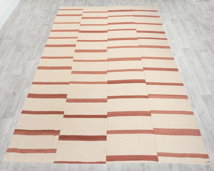 Beige Kilim Rug 10' x 13' 1" | No. VR43353