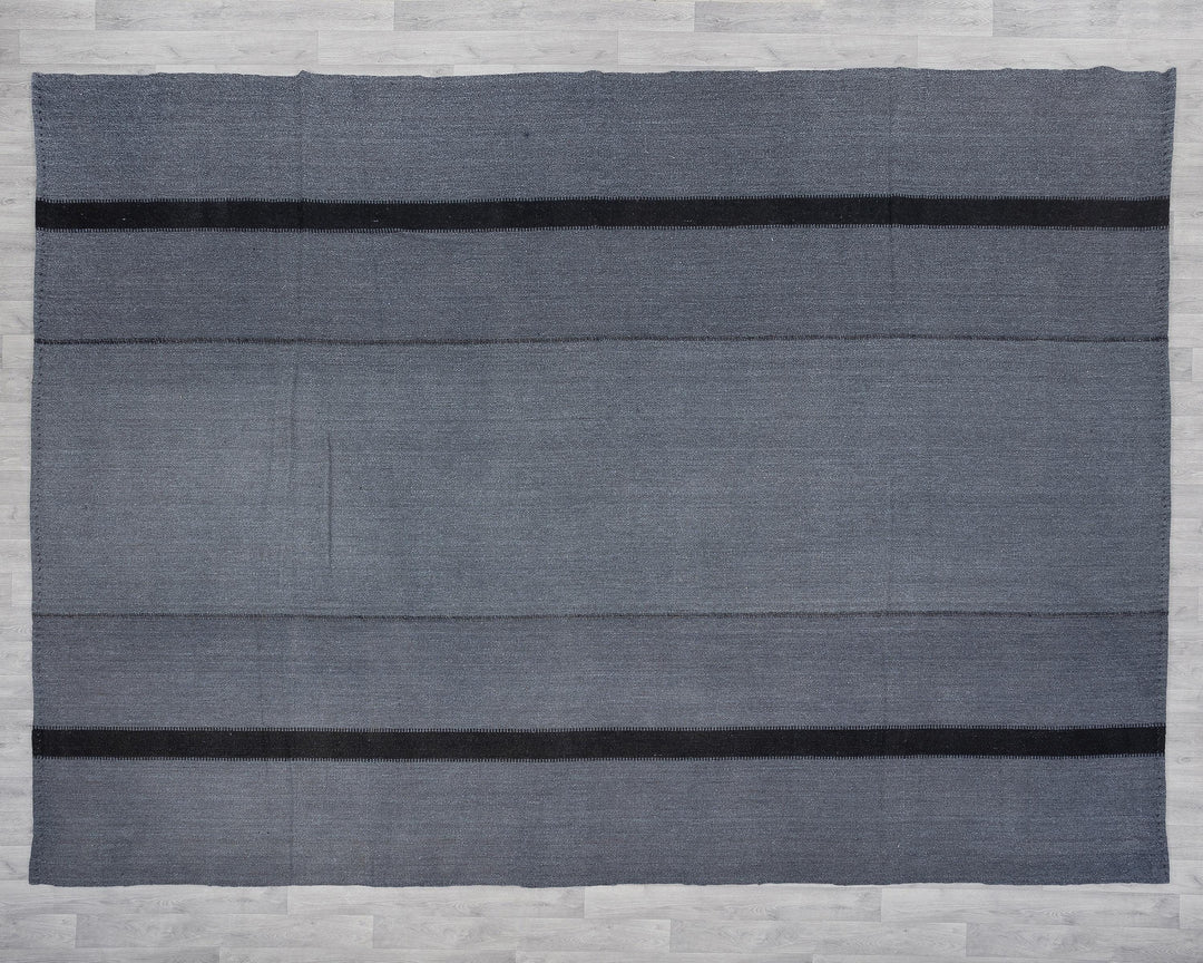 Black Kilim Rug 9' 10" x 12' 6" | No. VR59110
