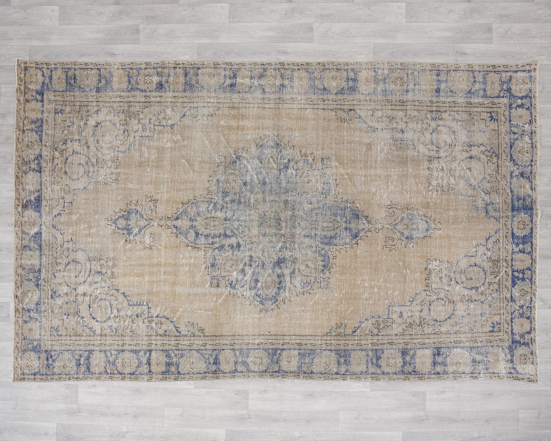Faded Oushak Rug 6' 5" x 9' 10" | No. VR50516