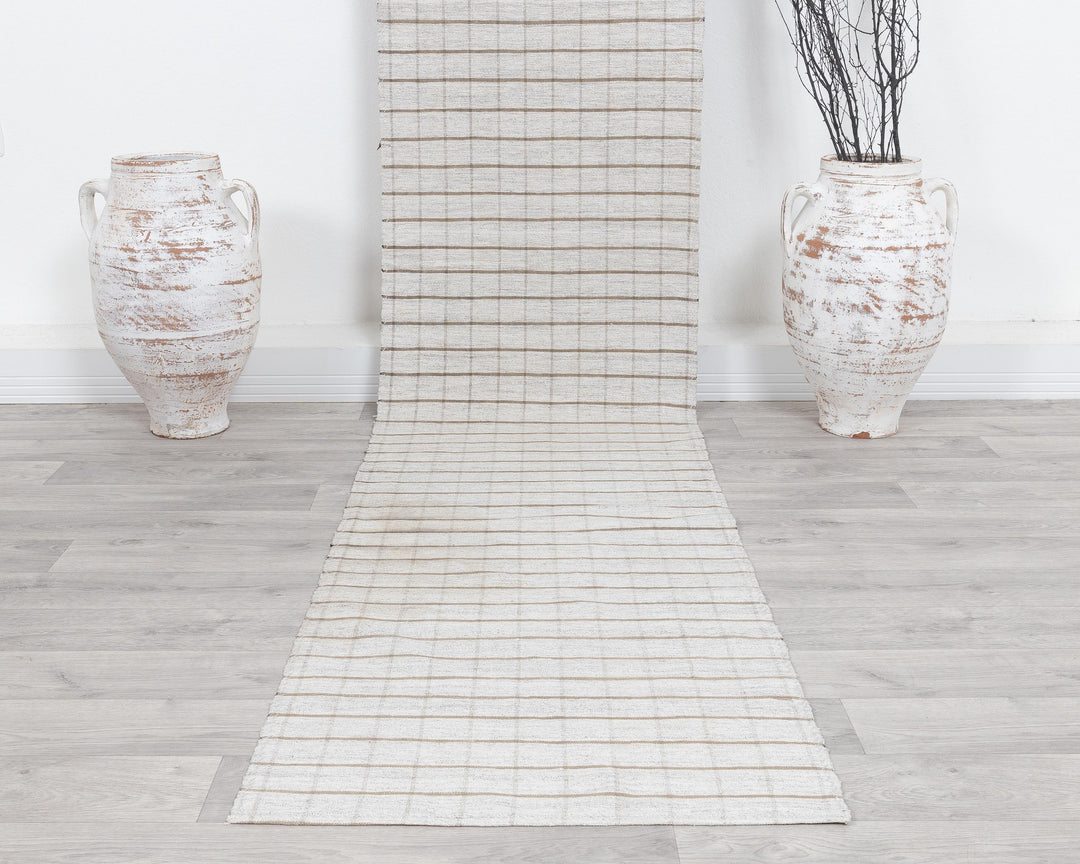 White Runner Rug 2' x 11' 2" | No. VR64357