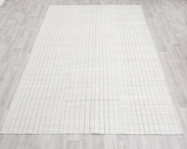 Gray Kilim Rug 6' 3" x 9' 3" | No. VR51497