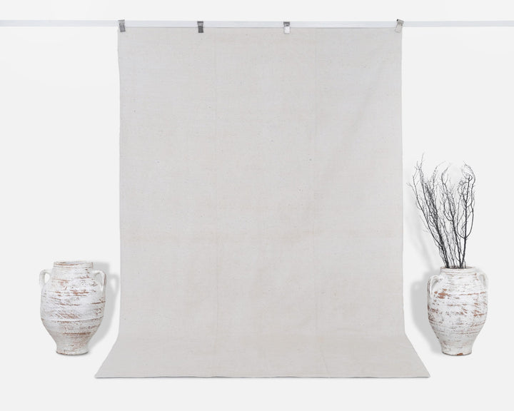 White Kilim Rug 5' 10" x 8' 8" | No. VR39002