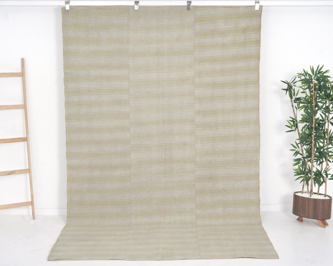 Beige Kilim Rug 5' 10" x 9' 1" | No. VR52073