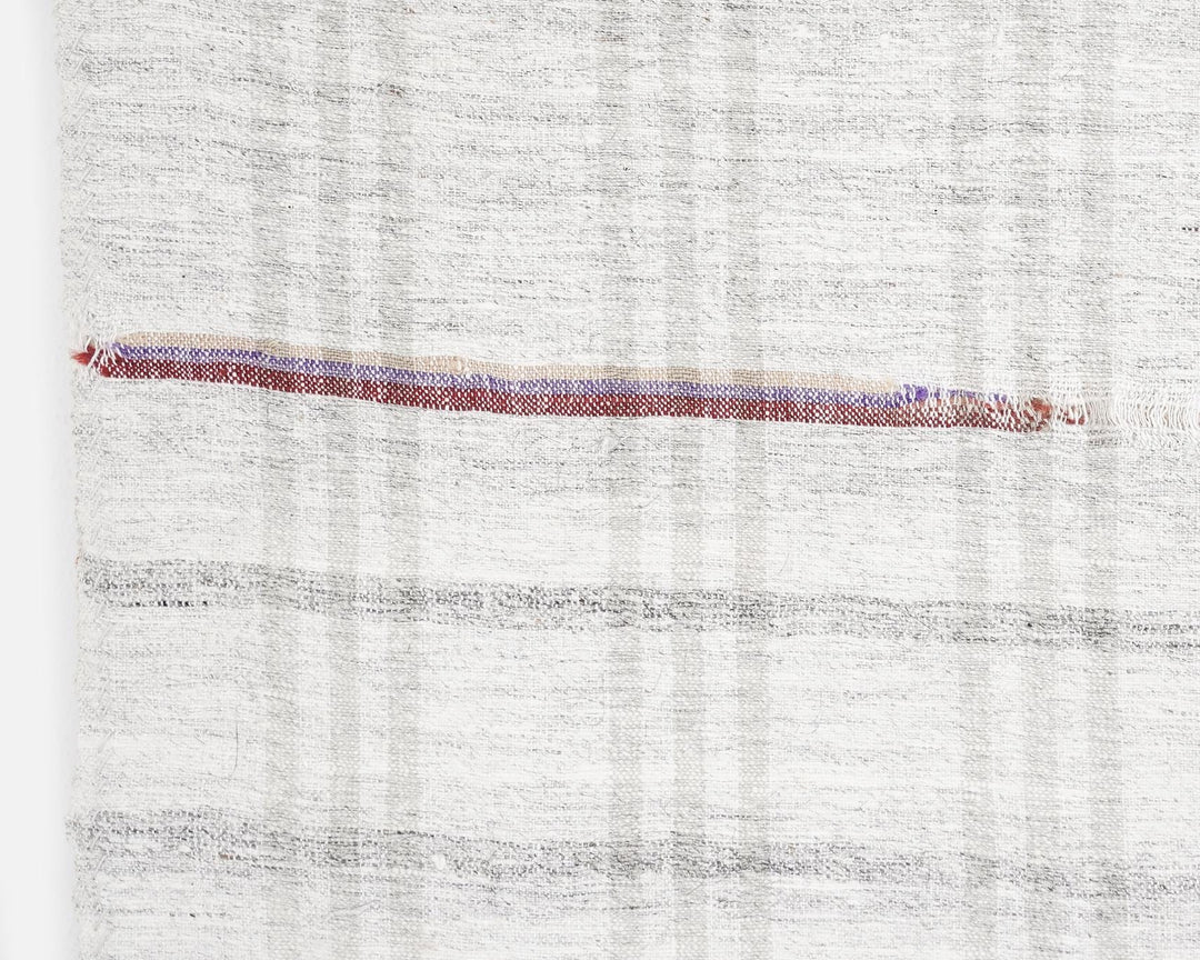 Gray Kilim Rug 7' 9" x 11' 3" | No. VR19473