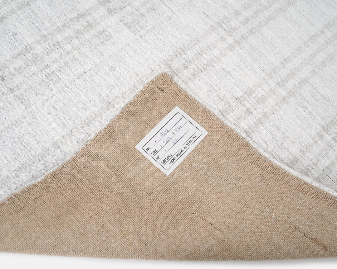 Gray Kilim Rug 7' 9" x 11' 3" | No. VR19473