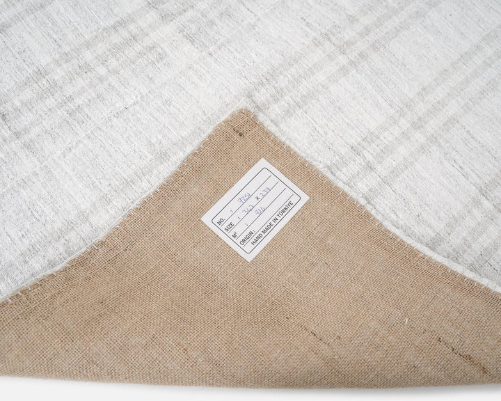 Gray Kilim Rug 7' 9" x 11' 3" | No. VR19473