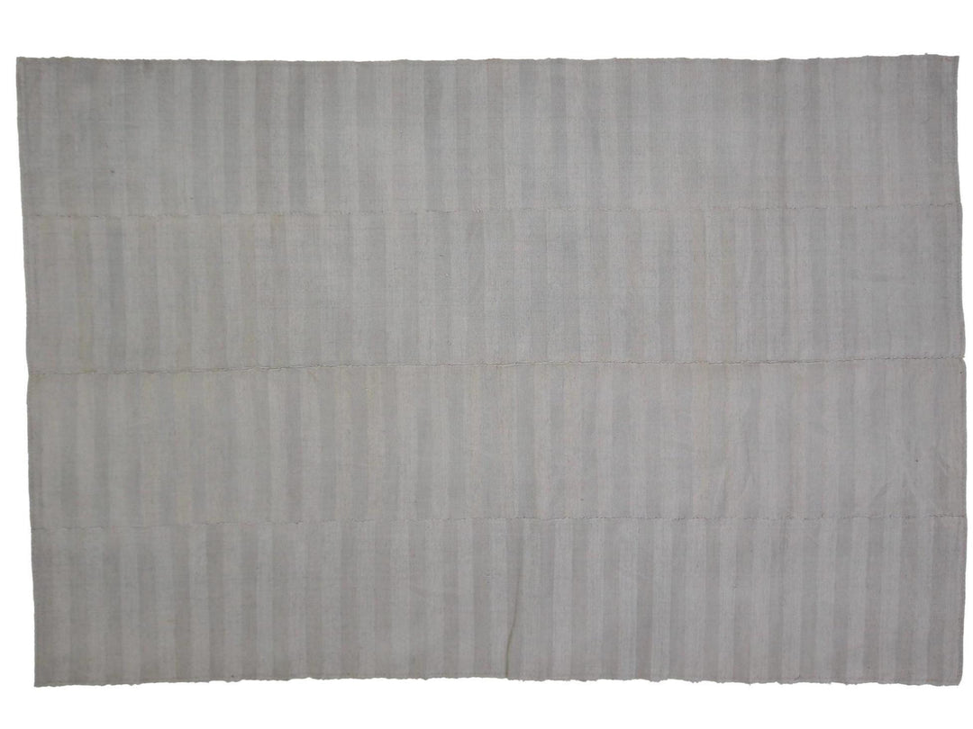 Gray Kilim Rug 6' 1" x 9' 6" | No. VR54036