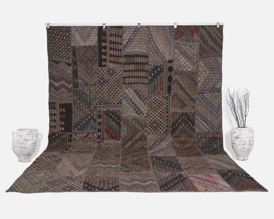 Rust Kilim Rug 9' x 11' 6" | No. VR40502