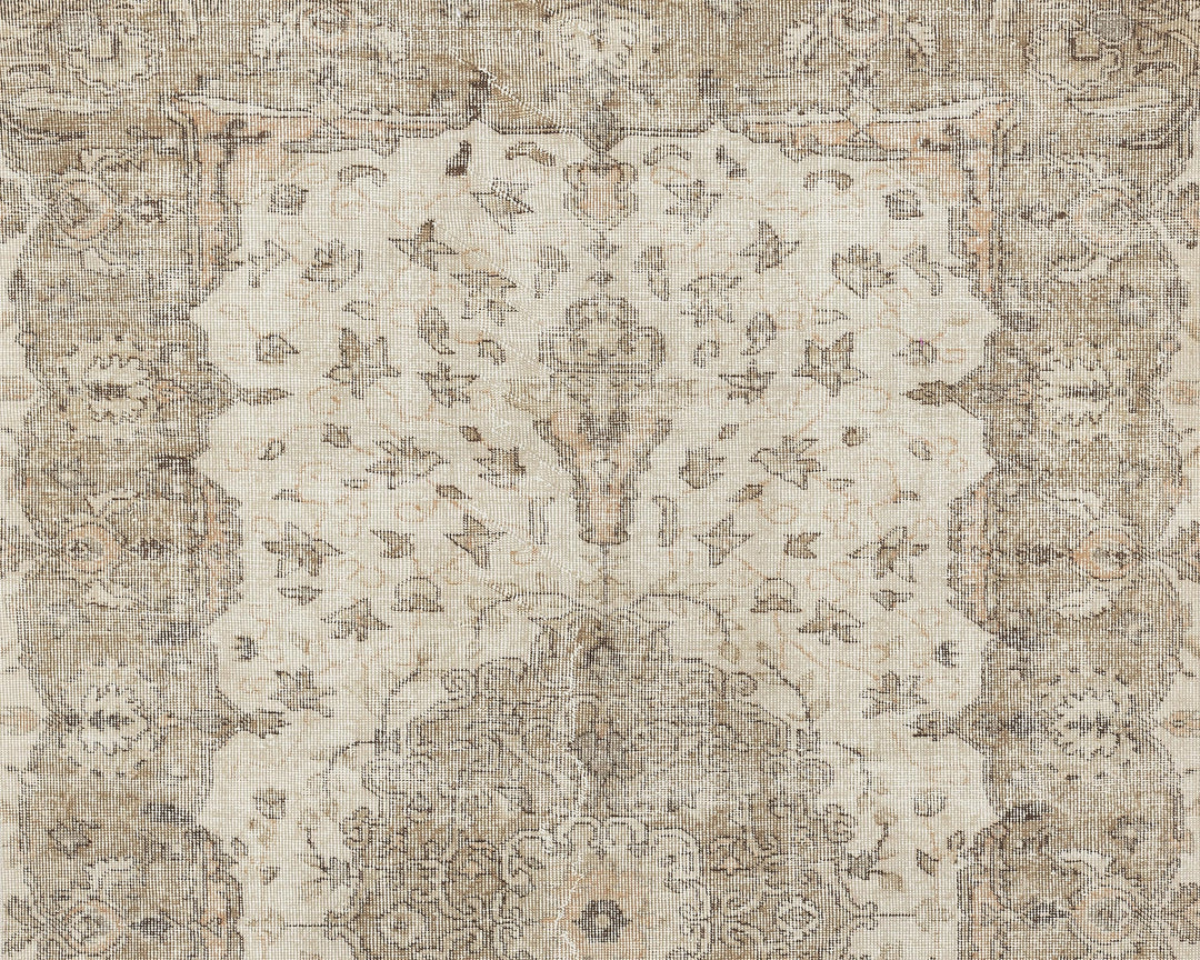 Beige Oushak Rug 5' 11" x 9' | No. VR29258
