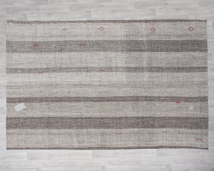 Gray Kilim Rug 9' x 10' 2" | No. VR32943