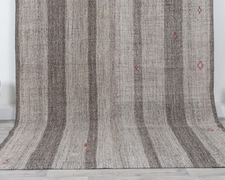 Gray Kilim Rug 9' x 10' 2" | No. VR32943