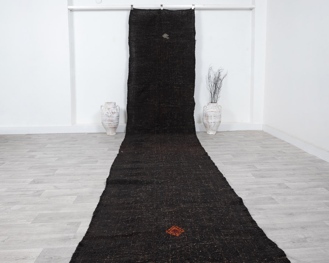 Brown Runner Rug 3' 8" x 17' 10" | No. VR27291