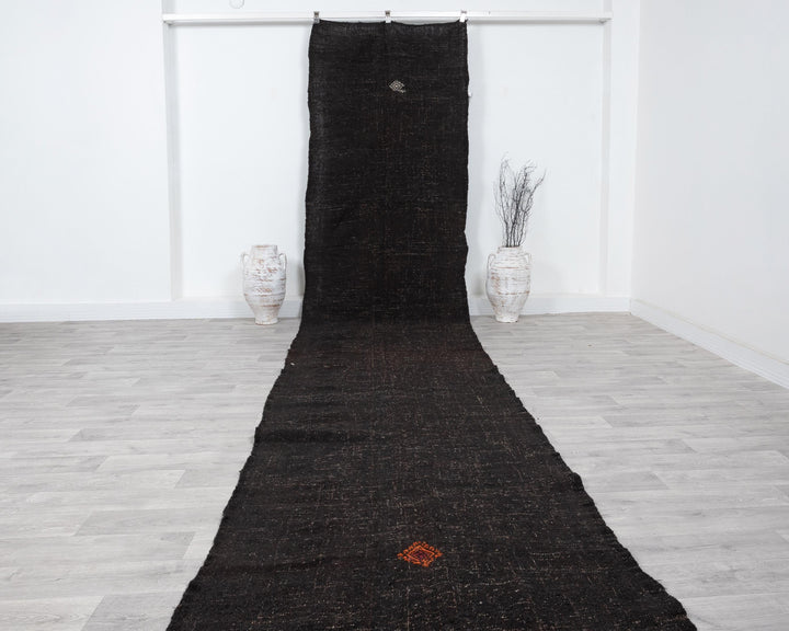Brown Runner Rug 3' 8" x 17' 10" | No. VR27291