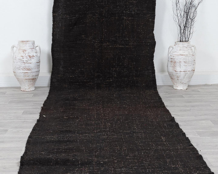 Brown Runner Rug 3' 8" x 17' 10" | No. VR27291