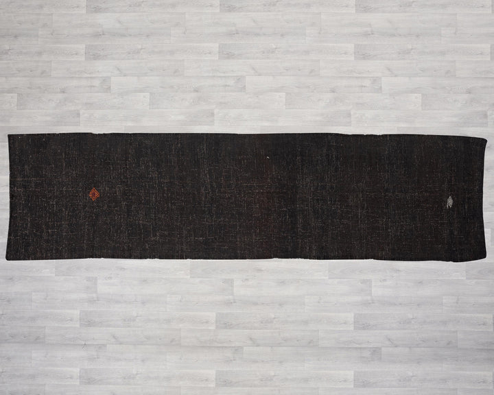 Brown Runner Rug 3' 8" x 17' 10" | No. VR27291