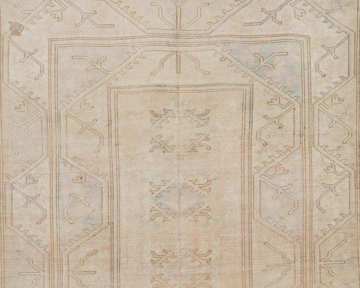 Beige Oushak Rug 6' 5" x 9' 8" | No. VR86172
