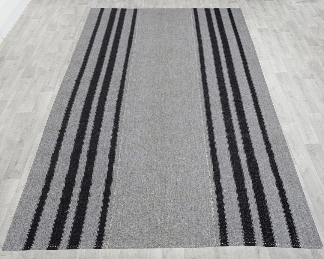 Gray Kilim Rug 9' 10" x 12' | No. VR65439
