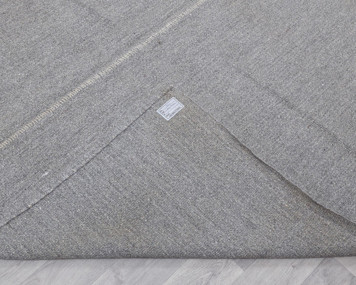 Gray Kilim Rug 9' 10" x 11' 7" | No. VR55861