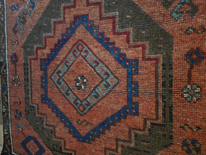 Beige Turkish Runner Rug 4' x 10' 5" Hand-Knotted view