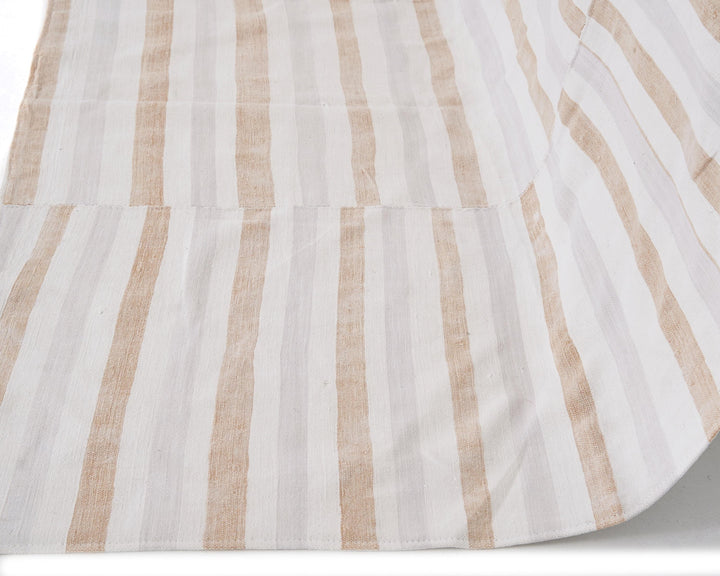 Neutral Kilim Rug 5' 1" x 8' 5" | No. VR19789