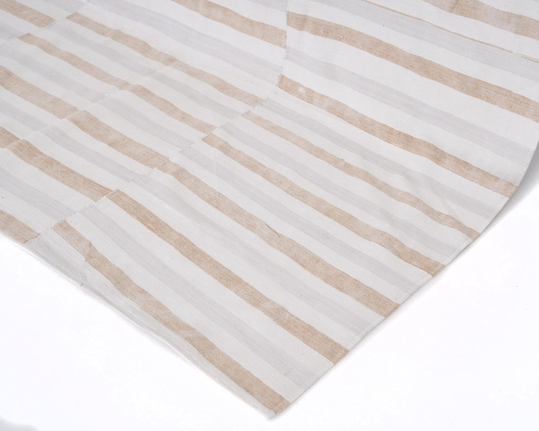 Neutral Kilim Rug 5' 1" x 8' 5" | No. VR19789