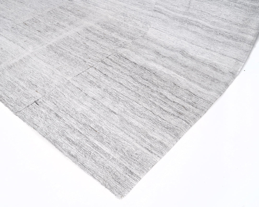 Gray Kilim Rug 6' 4" x 9' 8" | No. VR12987