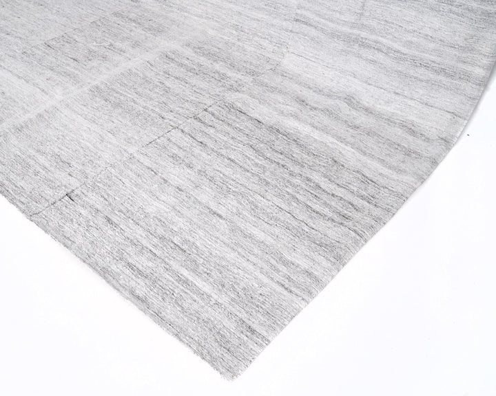 Gray Kilim Rug 6' 4" x 9' 8" | No. VR12987