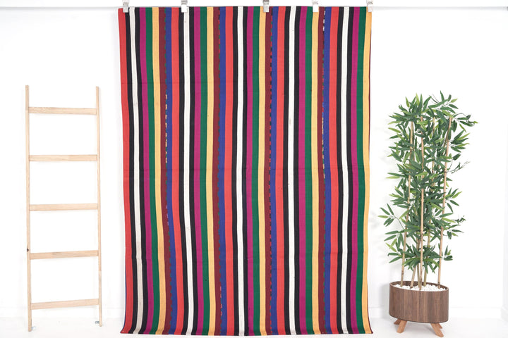 Kilim Rug 6' 8" x 5' | No. VR87418