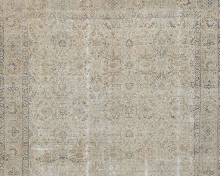 Beige Oushak Rug 6' 8" x 9' 5" | No. VR43221