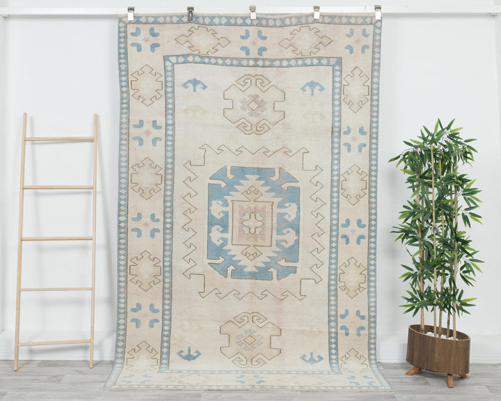 Muted Oushak Rug 5' 1" x 7' 10" | No. VR79983