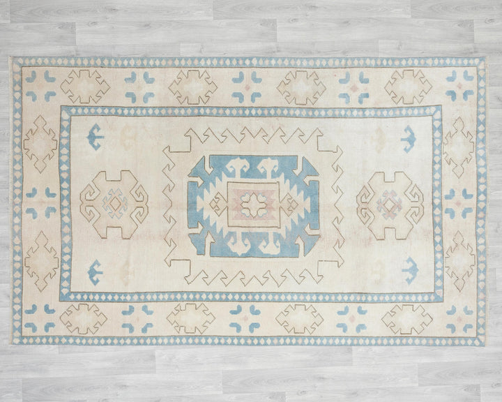 Muted Oushak Rug 5' 1" x 7' 10" | No. VR79983
