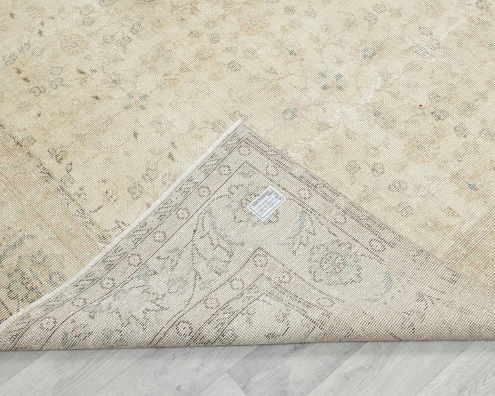 Beige Oushak Rug 7' x 10' 2" | No. VR35898