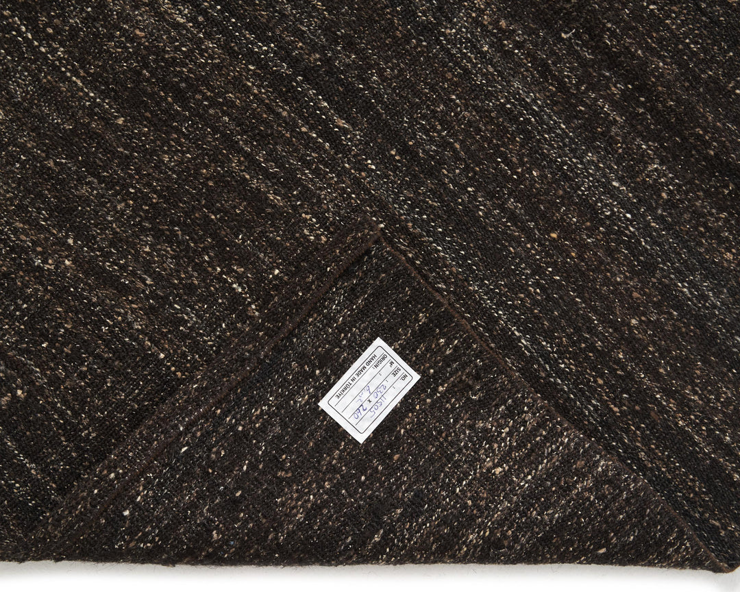 Brown Kilim Rug 7' 7" x 8' 6" | No. VR50716