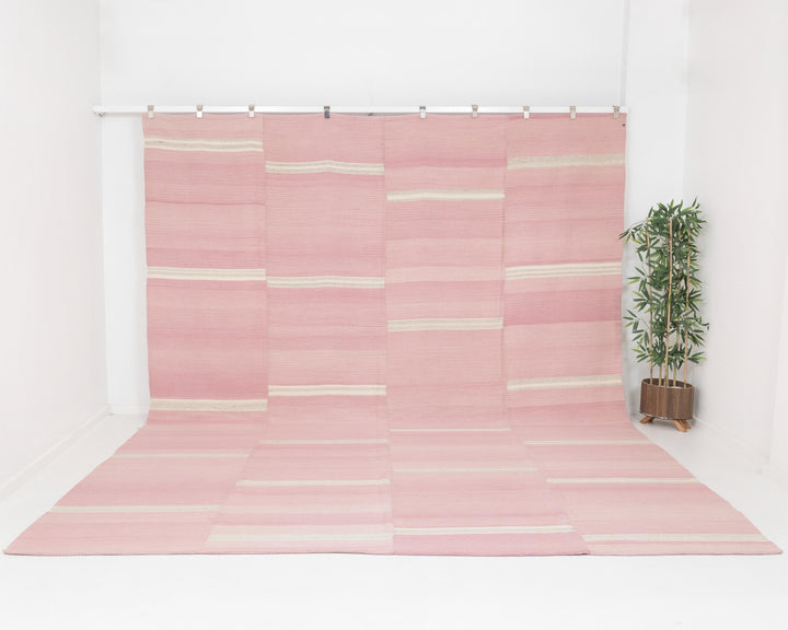 Pink Kilim Rug 10' 6" x 13' 1" | No. VR73543
