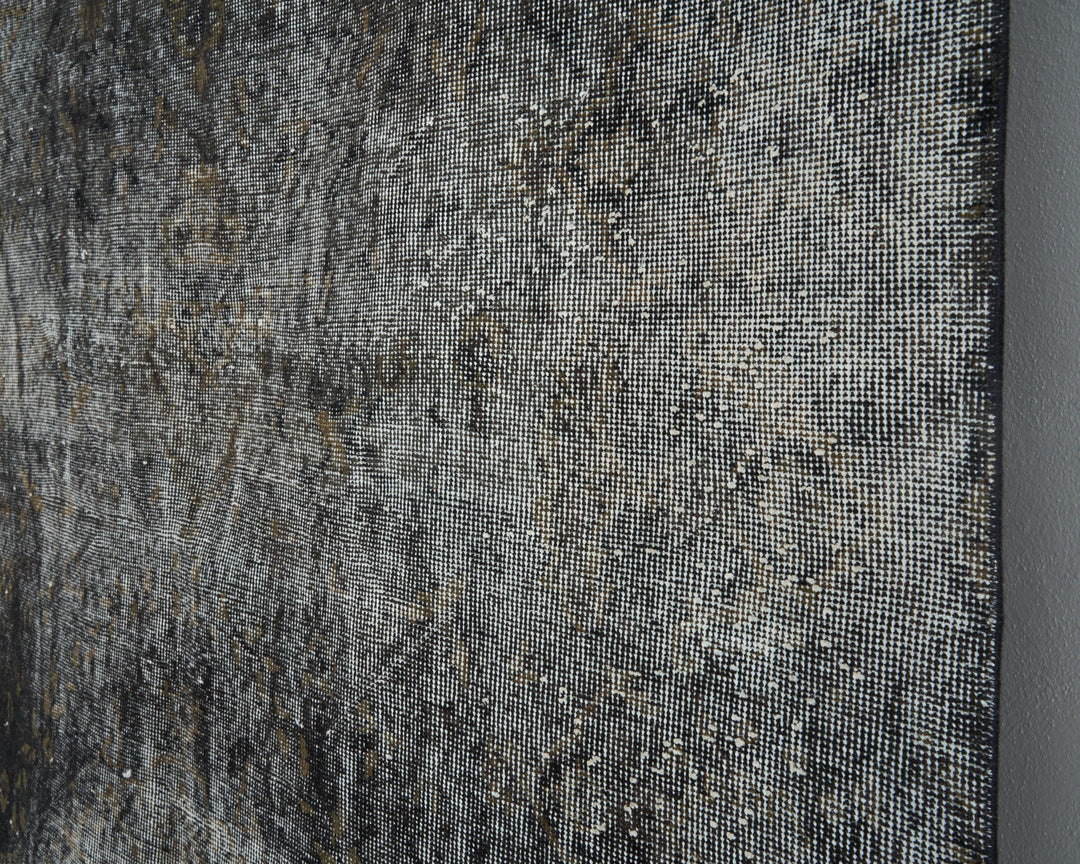Black Oushak Rug 5' 7" x 9' | No. VR11726
