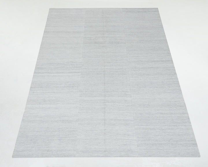 White Kilim Rug 6' 7" x 8' 6" | No. VR34841